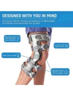 Ovation Medical Game Changer OA Knee Brace | Low-Profile, Lightweight Pain Relief (Left) - Image 2