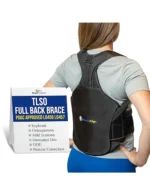 TLSO Full Back Brace | Post-Op, Kyphosis, Compression Fracture Support (L0456/L0457)