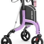 Homland Lightweight 3-Wheel Rollator Walker | Foldable, Adjustable & Compact Mobility