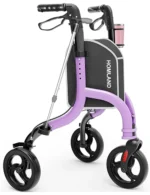 Homland Lightweight 3-Wheel Rollator Walker | Foldable, Adjustable & Compact Mobility