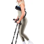 Ergobaum Dual 5-66 Ergonomic Underarm Crutches (Pair) | Shock Absorber & Arm Support