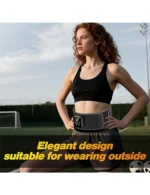 Electric Heating Pad with Massage, Cordless massager for Lower Back, 3 Vibration Modes, 4 Heating Levels, 4000mAh Battery, Portable Waist Wrap Belt, Relaxation, Lumbar Support, Gift for Men and Women - Image 2