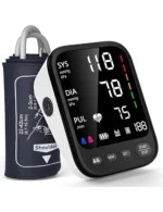 Blood Pressure Machine, Automatic Upper Arm Blood Pressure Monitor with 2x199 readout, 4.5 inch Backlit Large Screen Adjustable Large Cuff 9 to 17 inches - arrhythmia and Home Hypertension Detector