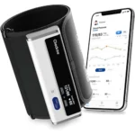 Checkme BP2A Blood Pressure Monitor for Home Use Upper Arm - Bluetooth BP Machine Cuff, Accurate Digital Readings in 30 Seconds, Unlimited Data Stored in App for iOS & Android