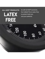 MDF Instruments, Extra Large Gauge Calibra Pro Aneroid Sphygmomanometer with Shock Guard & Adult Sized Cuff Included, Lifetime Calibration, Black Dial, Black Cuff, MDF808B11 - Image 2