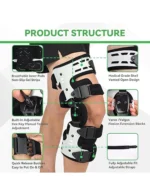 Orthomen OA Unloader Knee Brace, Adjustable Metal Medial & Lateral Valgus Knee Support,Osteoarthritis,Arthritis Pain Relief and Bone on Bone for Men & Women, Left - Image 2